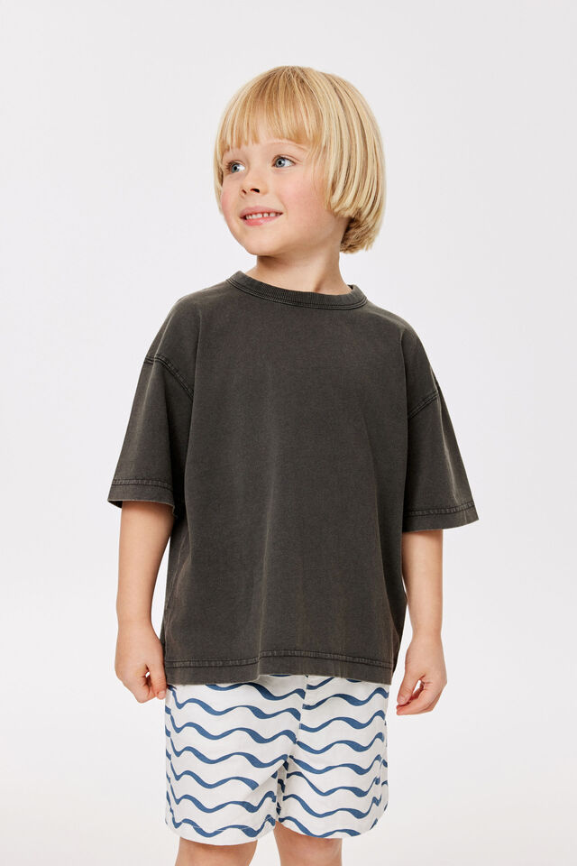 Essentials Short Sleeve Tee, PHANTOM WASH