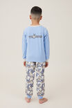 Ace Long Sleeve Pyjama Set Licensed, LCN DIS DUSK BLUE/THUMPER - alternate image 3