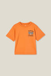 Camiseta - Jonny Short Sleeve Print Tee, DUSTY CLAY/TOPSPIN CHAMPS - vista alternativa 1