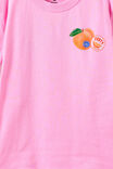 Essential Short Sleeve Graphic Tee, STRAWBERRY MILK/SUNRISE DELIGHT - example image 4