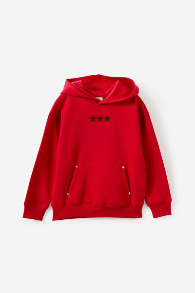 Sammy Oversize Hoodie, VARSITY RED/STAR