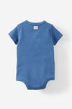 The Short Sleeve Rib Pocket Bubbysuit, PETTY BLUE - alternate image 3