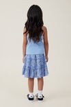 Hallie Tiered Skirt, DUSK BLUE/FRIDA FOLK FLORAL - alternate image 3