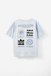 Jonny Short Sleeve Graphic Print Tee, MORNING BLUE/WINTER GREY BEACH SIDE ELEMENTS - alternate image 3