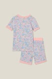 Talia Short Sleeve Pyjama Set, VANILLA/MIDDLETON FLORAL - alternate image 3