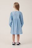 Addison Long Sleeve Dress, DUSK BLUE/PERRY PAISLEY - alternate image 3