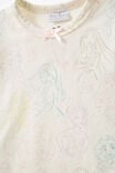 Ava Long Sleeve Pyjama Set Licensed, LCN DIS VANILLA/BALLET PRINCESSES - alternate image 2