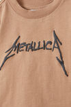 Jamie Short Sleeve Graphic Print Tee - License, LCN PRO TAUPY BROWN/METALLICA - alternate image 2