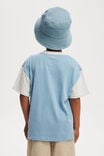 Camiseta - Mickey Mouse Drop Shoulder Short Sleeve Tee, LCN DIS DUSTY BLUE & WINTER GREY/MICKEY BFF - vista alternativa 3