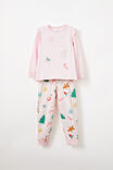 Ava Long Sleeve Pyjama Set, BALLERINA/MERRY AND BRIGHT - alternate image 1