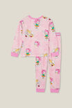 Serena Long Sleeve Pyjama Set Licensed, LCN SEG BLUSH/SONIC AMY HAVE NO FEAR - alternate image 3