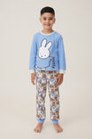 Finley Long Sleeve Pyjama Set License, LCN MIF DUSK BLUE/MIFFY PARTY - alternate image 2