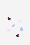 Kids Mini Claw Clip Pack, VINTAGE LILAC/HEARTS - example image 1