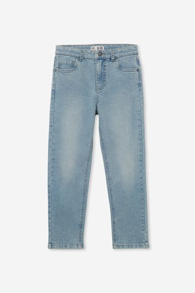 Super Slim Fit Jean, BYRON MID BLUE CLEAN