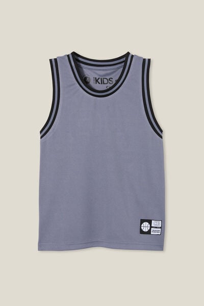 Regata - Braxton Basketball Tank, STEEL