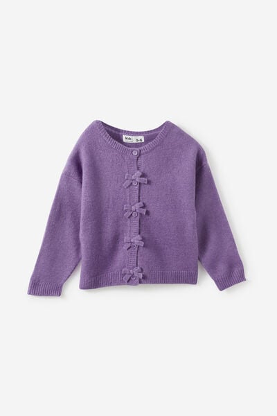 Cosi Knit Cardigan, ISLAND PUNCH/BOW BUTTONS