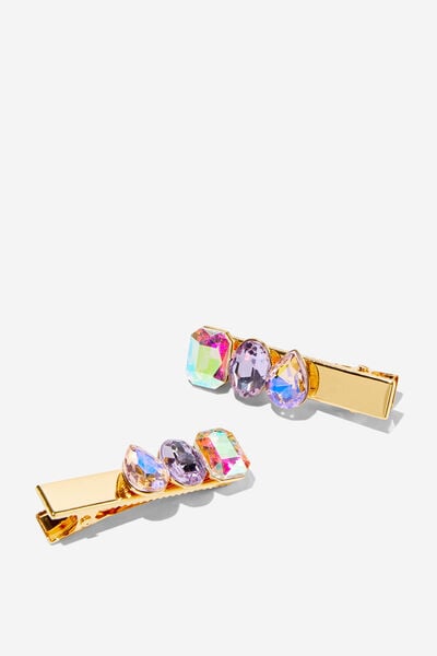 Luxe Clips, PASTEL PRINCESS GEMMIES