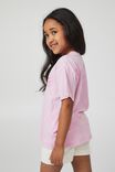 Camiseta - License Drop Shoulder Short Sleeve Tee, LCN MAT BARBIE LOGO/CALI PINK WASH - vista alternativa 3
