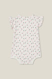 The Sleeveless Ruffle Bubbysuit, VANILLA/PIP DITSY FLORAL - alternate image 3