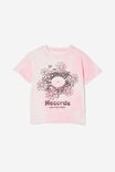 BLUSH PINK TIE DYE/FLOWER RECORDS