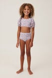 Paige Puff Sleeve Bikini, VANILLA/BLAIRE DITSY CLAY PIGEON - alternate image 2
