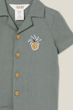 Leo Cuban Relaxed Shirt, SWAG GREEN/ TROPIC PINAPPLE - alternate image 2