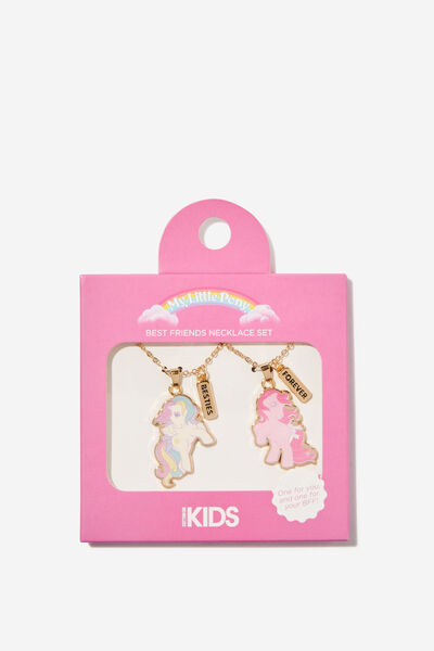 Kids Licensed 2 Pk Necklaces, LCN HAS MY LITTLE PONY/BFF
