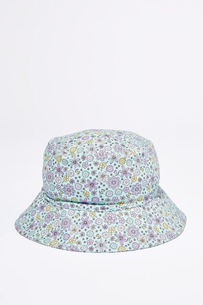 Swim Bucket Hat, BARBER BLUE/DITSY