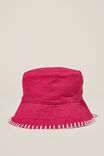 Kids Reversible Bucket Hat, FESTIVAL FUCHSIA/ORANGE CORAL - alternate image 1