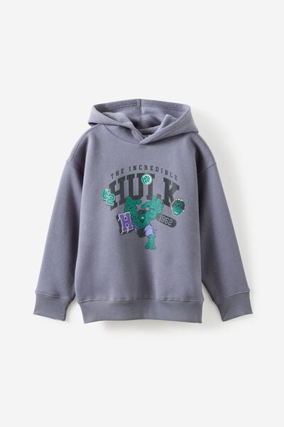 License Sammy Oversize Hoodie, LCN MAR STEEL/HULK