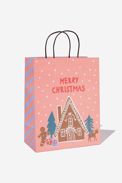 Christmas Gift Bag - Medium, FAIR ISLE CHRISTMAS