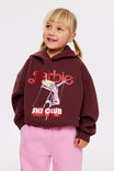 Barbie Kids Balloon Hoodie, LCN MAT BARBIE SKI CLUB/BORDEAUX - example image 1