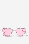 Kids Hayley Heart Metal Sunglasses, BLUSH PINK/SILVER - alternate image 1