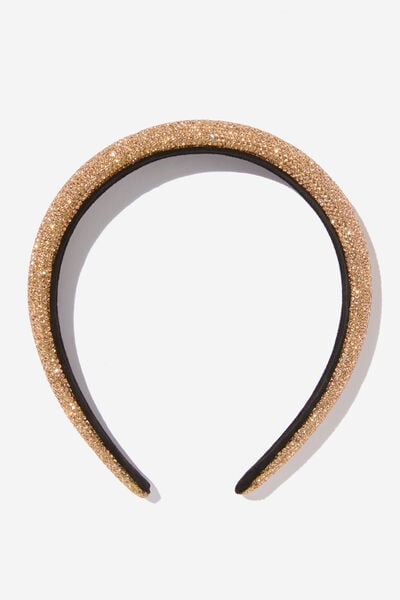 Sophia Luxe Headband, GOLDY DIAMONTE