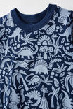 Jonny Short Sleeve Graphic Print Tee, IN THE NAVY/DUSK BLUE DINO YARDAGE - alternate image 2