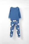 Milo Long Sleeve Pyjama Set, PETTY BLUE/ BASKETBALL ELEMENTS - alternate image 3