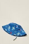 Baby Swim Bucket Hat, PETTY BLUE/SAIL AWAY - alternate image 2
