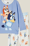 Chuck Long Sleeve Pyjama Set Licensed, LCN BLU DUSK BLUE/BLUEY LET S PLAY - alternate image 2