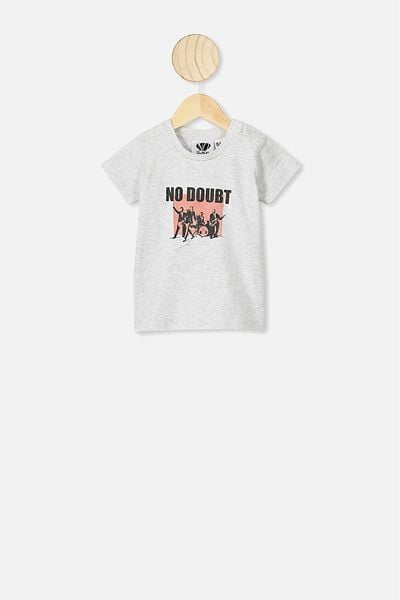 Jamie Short Sleeve Graphic Print Tee, LCN MT CLOUD MARLE NO DOUBT