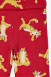 Hailey Bike Short, LUCKY RED/YOGA TIGERS