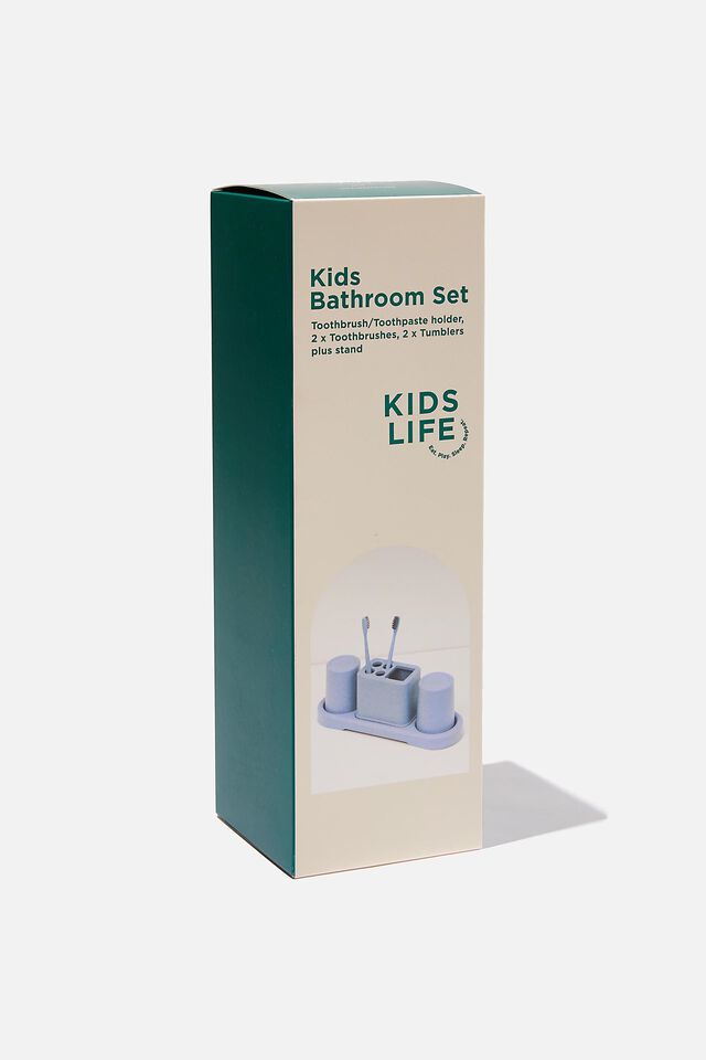 Kids Bathroom Set, FROSTY BLUE