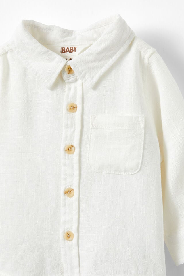 Baby Rugged Shirt, VANILLA