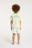 Jordan Short Sleeve Pyjama Set License, LCN BLU GREEN LILY/BLUEY MERRY EVERYTHING - alternate image 3