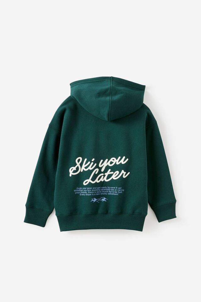 Sammy Oversize Hoodie, WINTER JADE/SKI YOU LATER
