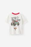 Hot Wheels Drop Shoulder Short Sleeve Tee, LCN MAT VANILLA/DEMO DERBY - example image 2