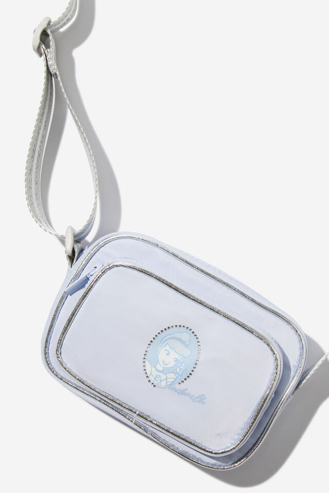 Licensed Ciara Cross Body Bag, LCN DIS CINDERELLA/MORNING BLUE