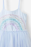 Isabella Dress Up Dress, MORNING BLUE/RAINBOW - alternate image 2