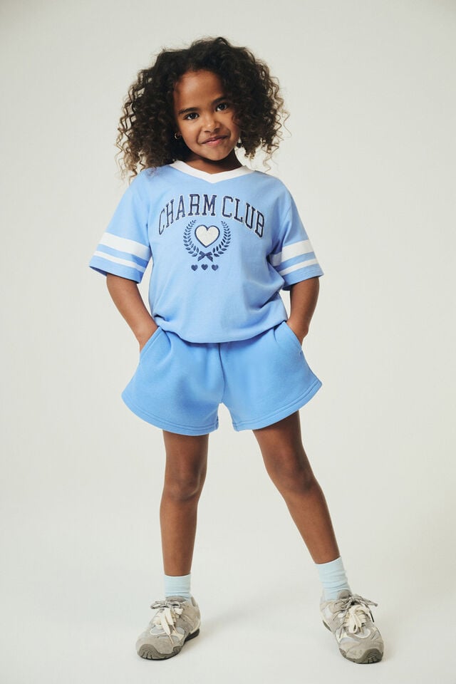 Sammy Fleece Short, BLUE BONNET