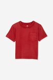 The Essential Short Sleeve Tee, LUCKY RED WASH - alternate image 1