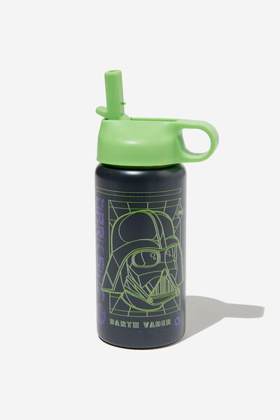 Kids Metal Drink Bottle, LCN LUC STAR WARS/DARK SIDE VADER